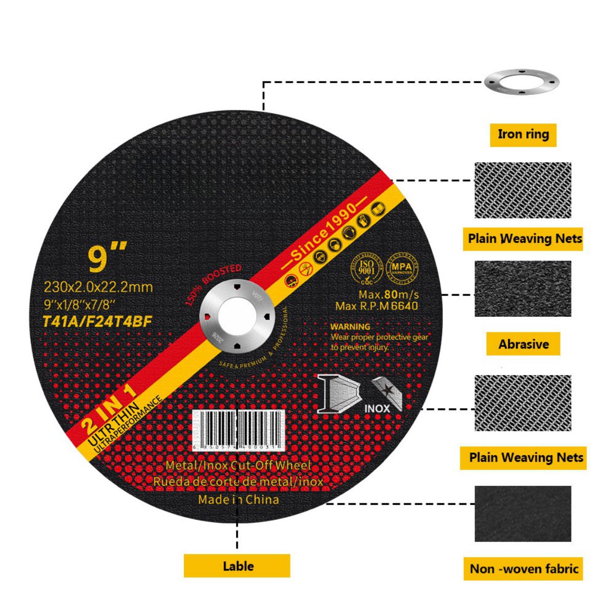 230x2.0x22.2มม. T41